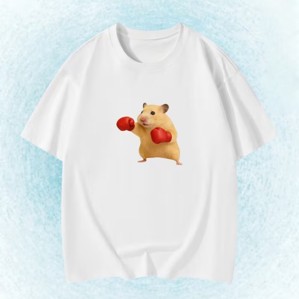 Summer Clothing Baby - Sommer T-Shirt mit lustigem Hamster-Meme-Muster für