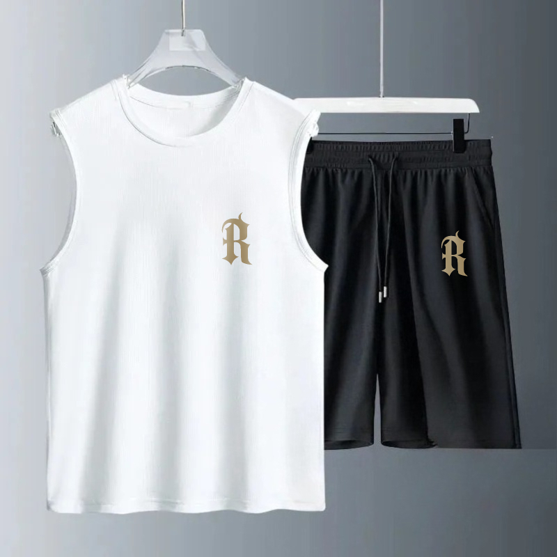 Summer Clothing Men - Herren-Tanktop-Sets 2026 Sommer Schnelltrocknende Strandkleidung Set
