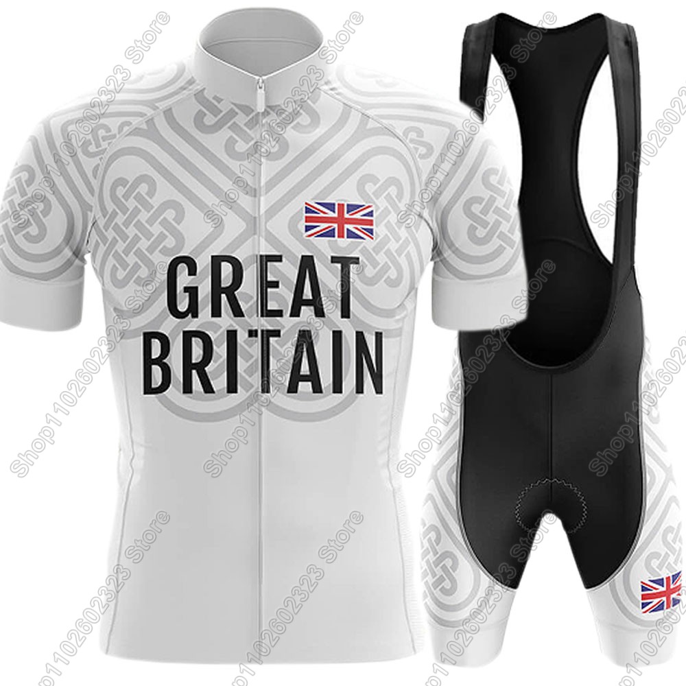 Summer Clothing Uk Men - Großbritannien Team 2025, Radtrikot-Set, UK, Sommer,