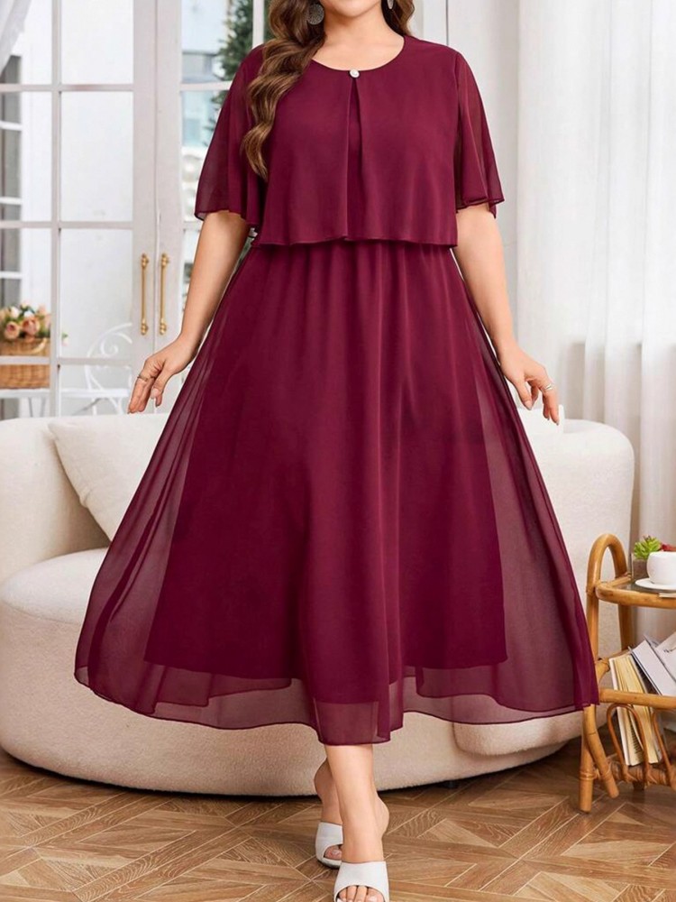 Xl Summer Clothing - XL-5XL Plus Größe Kleidung Kleider Frauen