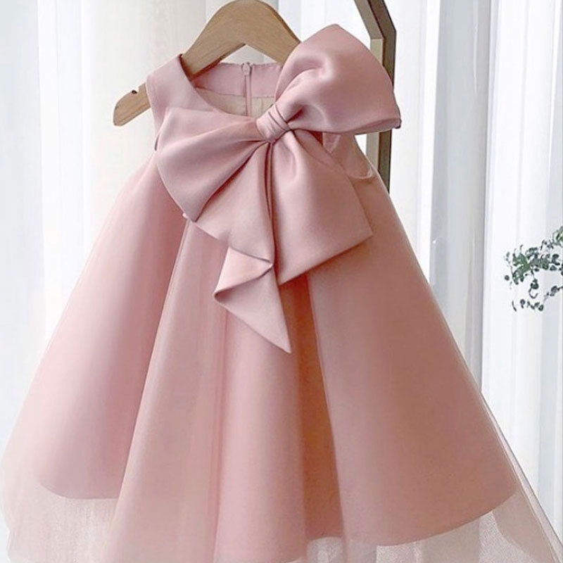 Summer Clothing Baby - Sommer großen Bogen Baby Mädchen Kleid
