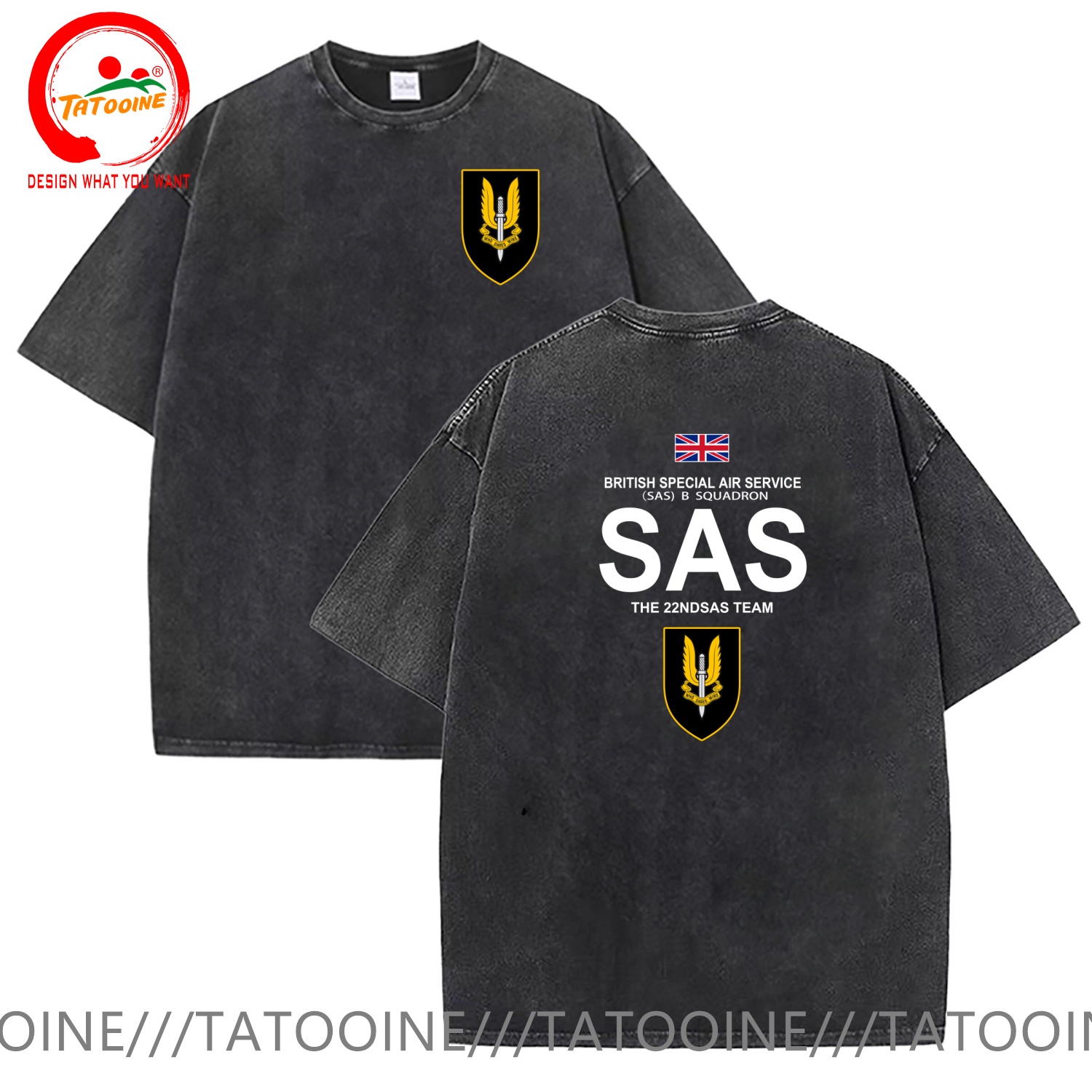 Summer Clothing Uk Men - Vintage-T-Shirt aus gewaschener Baumwolle, lustiger Designer,