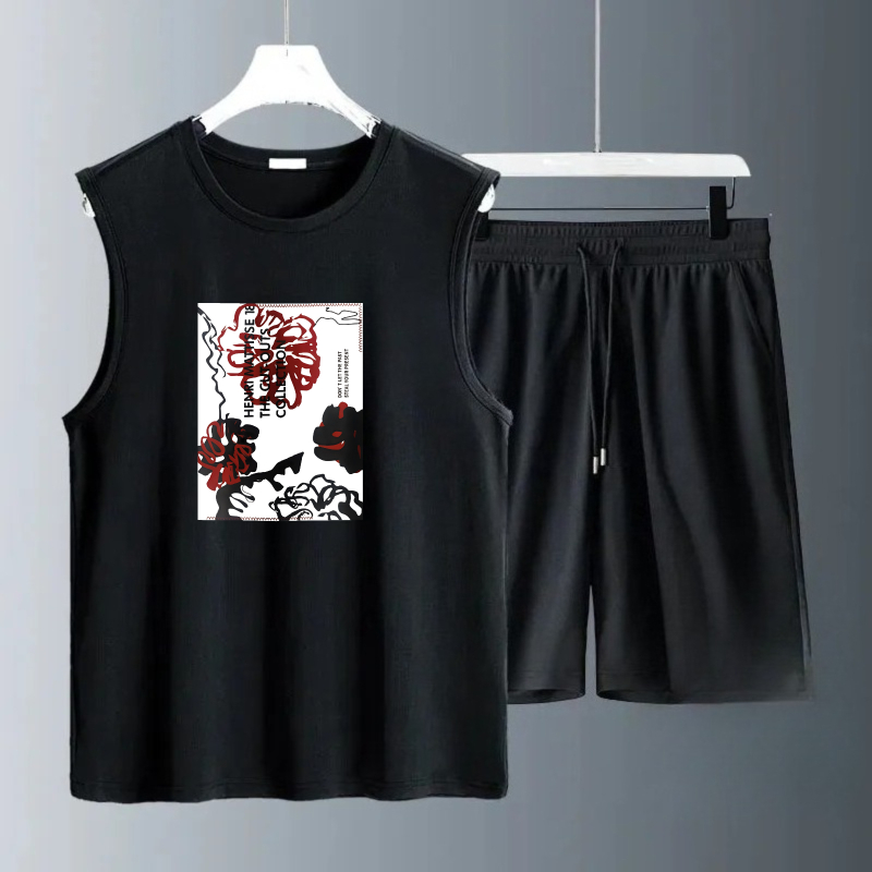 Summer Clothing Men - Herren-Tanktop-Sets 2026 Sommer Schnelltrocknendes Bekleidungsset 2-teiliges
