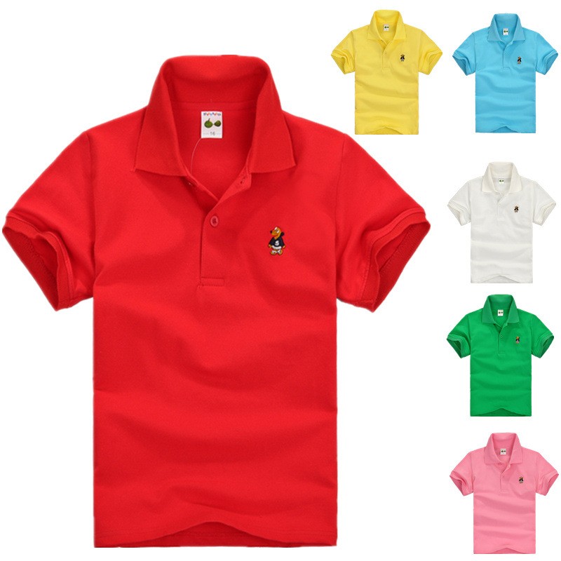 Summer Clothing Baby - Sommer Teenager POLO Shirts 3-14Yrs Kinder