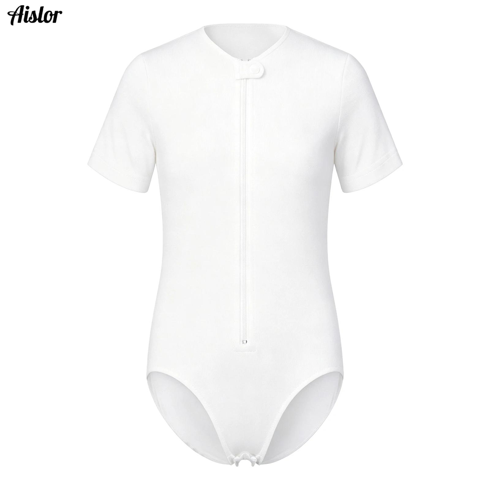 Summer Clothing Boys - Kinder-Bodysuit für besondere Bedürfnisse: Kurzarm, Reißverschluss,
