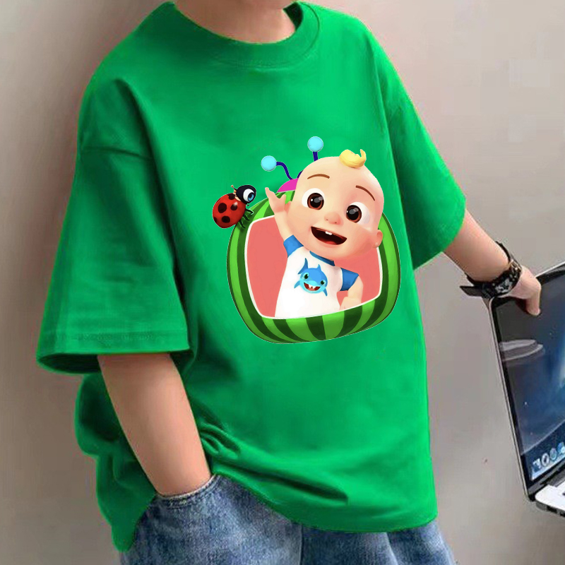 Summer Clothing Baby - Cocomelons Baby T-Shirts Anime Baumwolle Kurzarm
