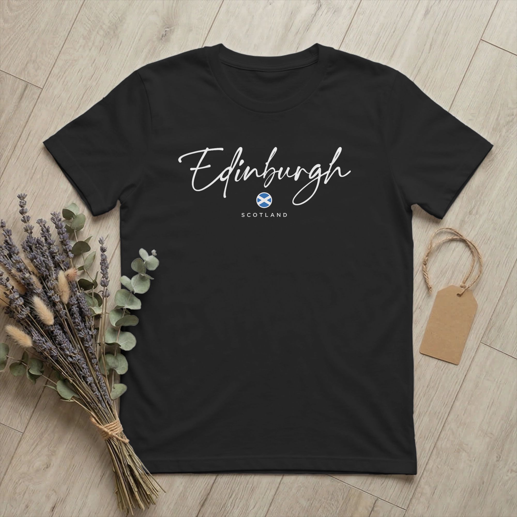 Summer Clothing Uk Men - Herren-T-Shirts, Edinburgh, Schottland, Vereinigtes Königreich, UK-Flagge,