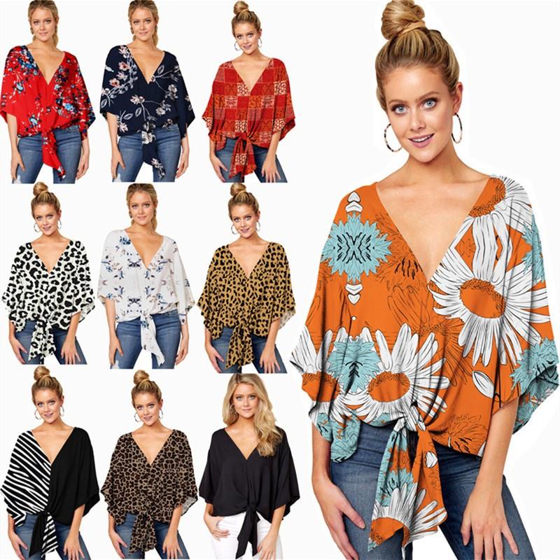 Summer Clothing Online - Plus Size Damenbluse S5XL Frühling Sommer