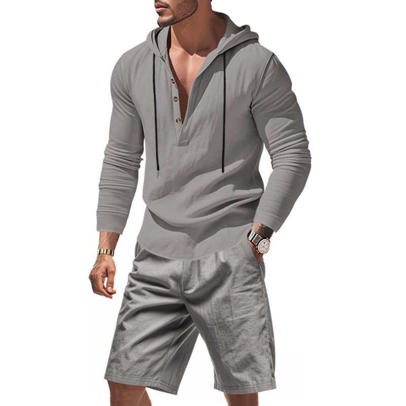 Herren Leinen 2-Teiliges Outfi – Linen Shorts Men Bewertung und Preis