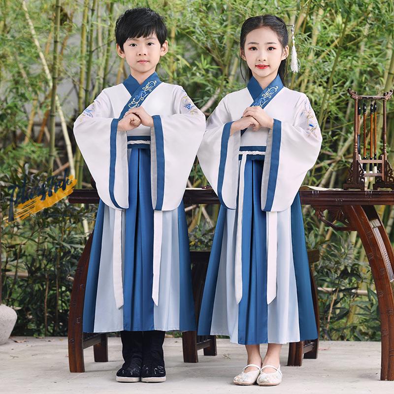 Jungen Hanfu Sommer Dünnes Kur – Summer Clothing Online Bewertung und Preis