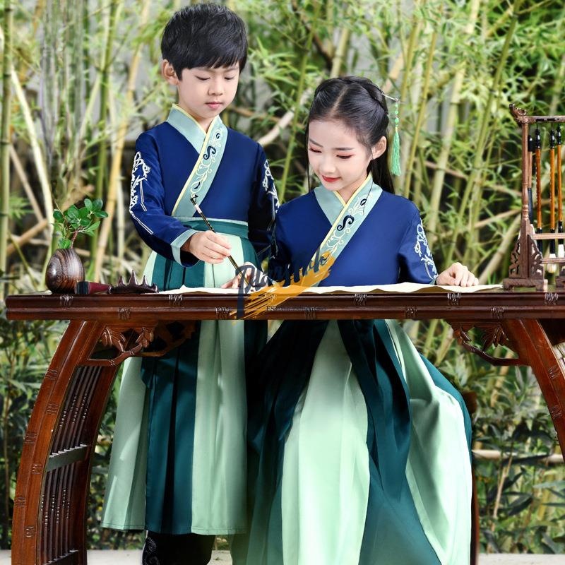 Jungen Hanfu Sommer Dünnes Kur – Summer Clothing Online Bewertung und Preis