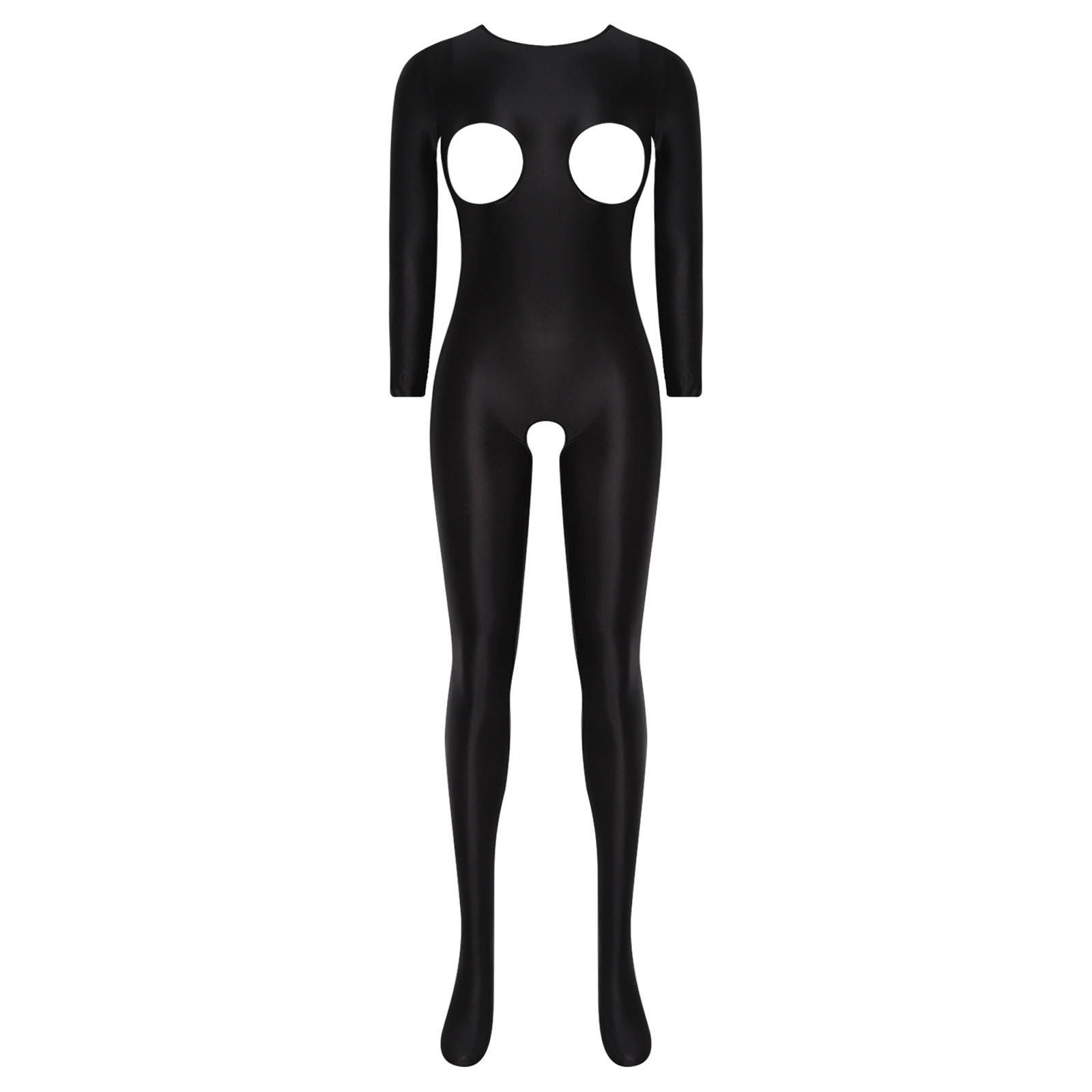 Damen Glänzender Dehnbarer Ope – Xl Summer Clothing Bewertung und Preis