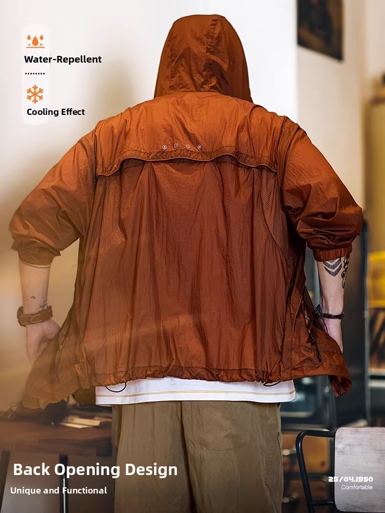 Große Größe UPF50 Leichte Atmu – Summer Uv Clothing Bewertung und Preis