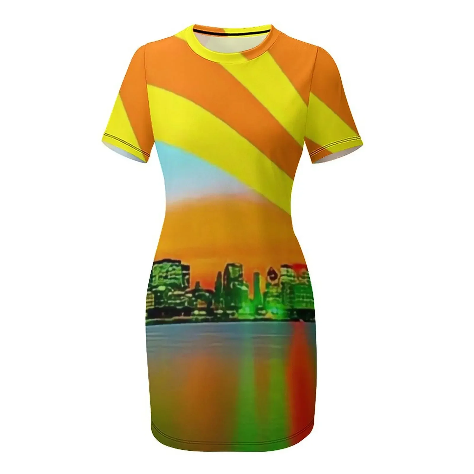 Sunset on Boognish Kurzarmklei – Summer Clothing Online Bewertung und Preis