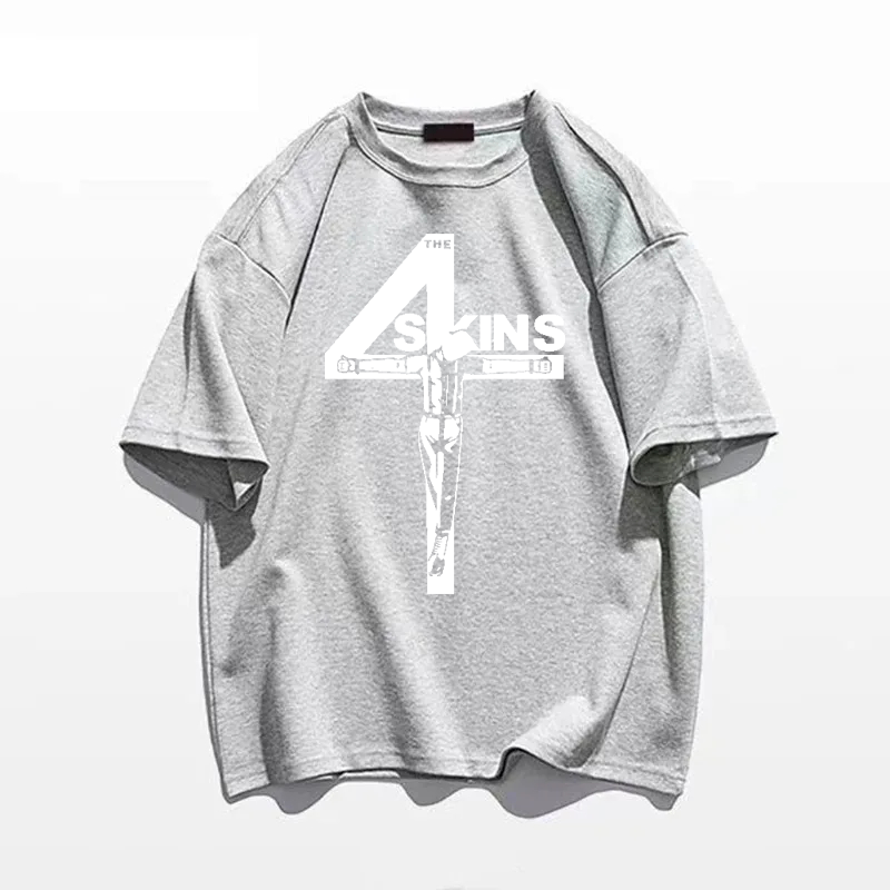 Die 4 Skins oi T-Shirt uk Punk – Summer Clothing Uk Men Bewertung und Preis