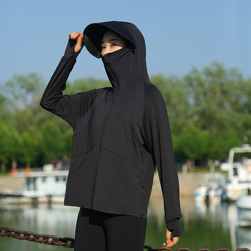 Damen-Sonnenschutzjacke mit Ka – Summer Uv Clothing Bewertung und Preis