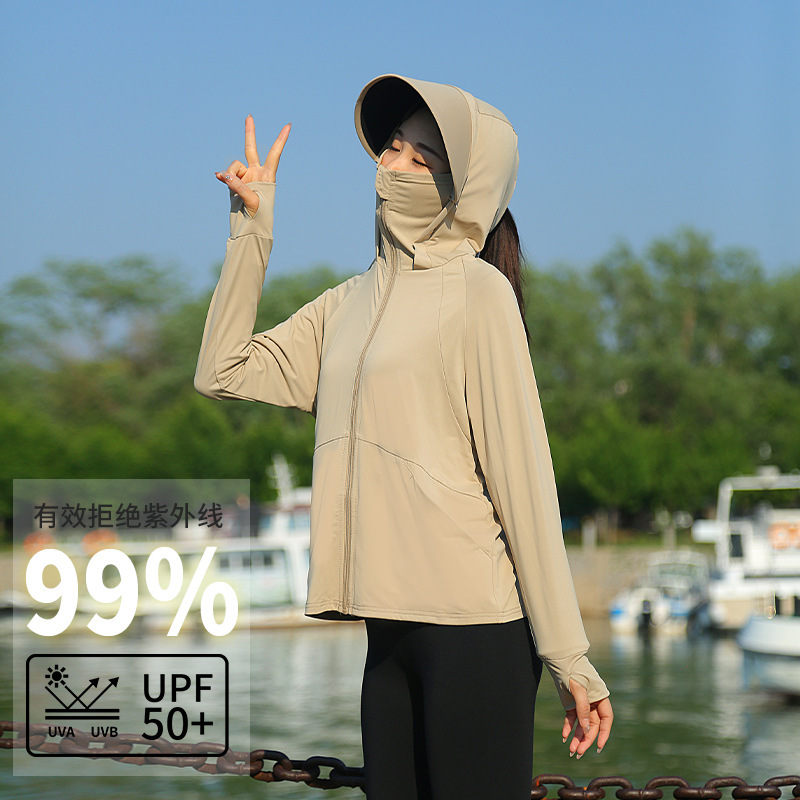 Damen-Sonnenschutzjacke mit Ka – Summer Uv Clothing Bewertung und Preis