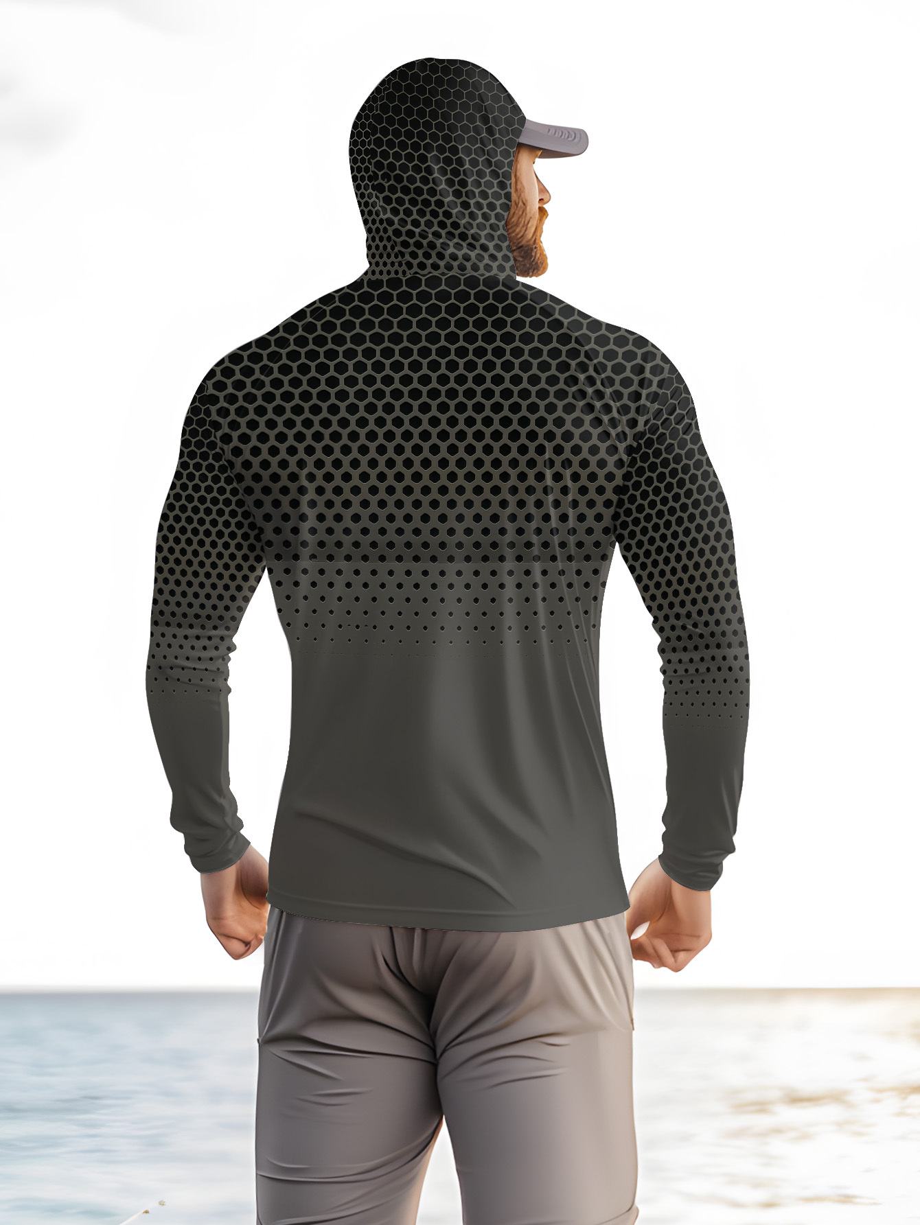Herren Angelhemd mit Kapuze, L – Summer Uv Clothing Bewertung und Preis