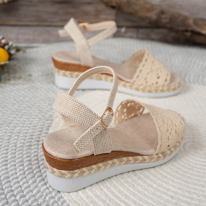 Damen-Sandalen mit Spitze und  – Espadrille Sandal Women Bewertung und Preis