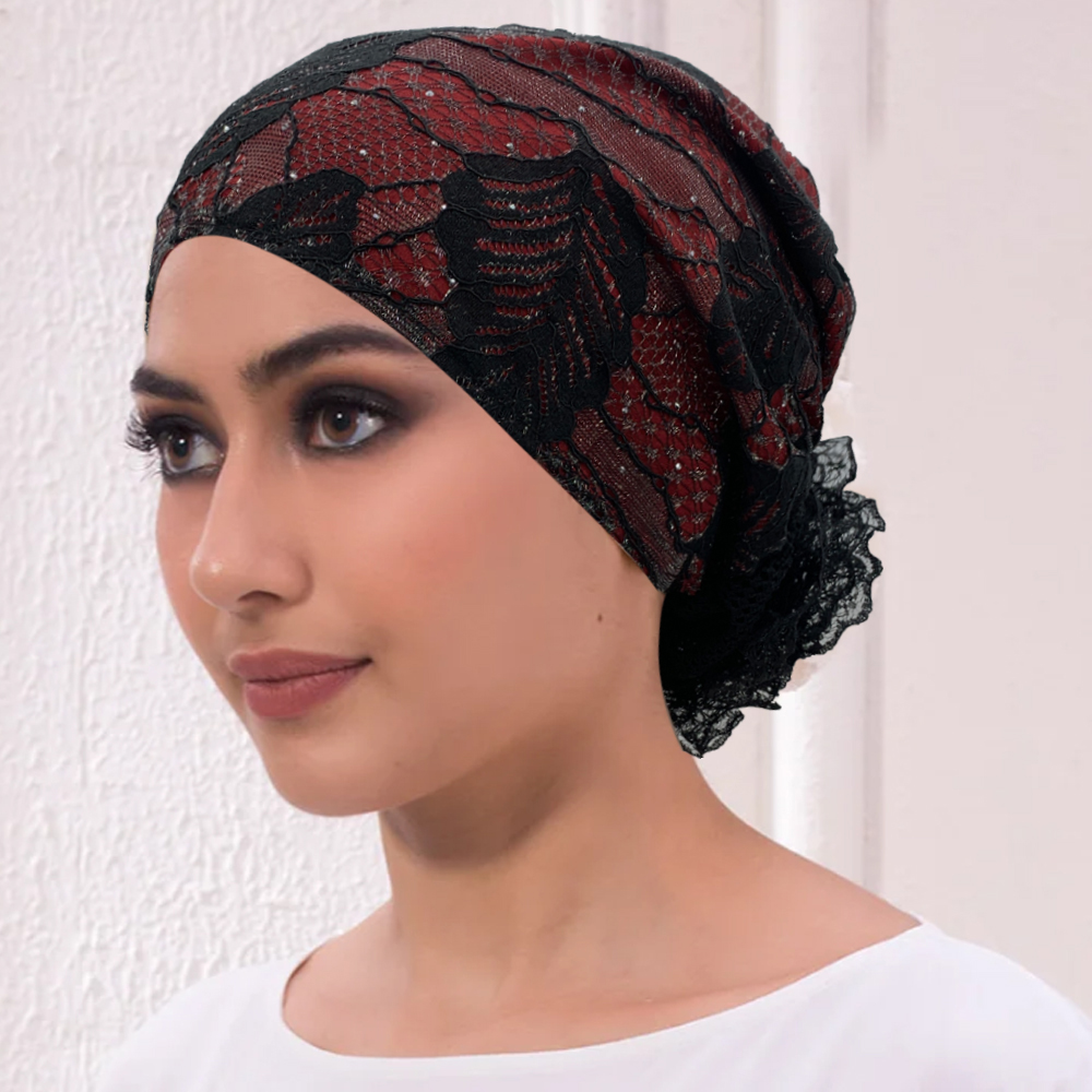 Stickerei Turban Kappe für Fra – Summer Clothing Hijab Bewertung und Preis