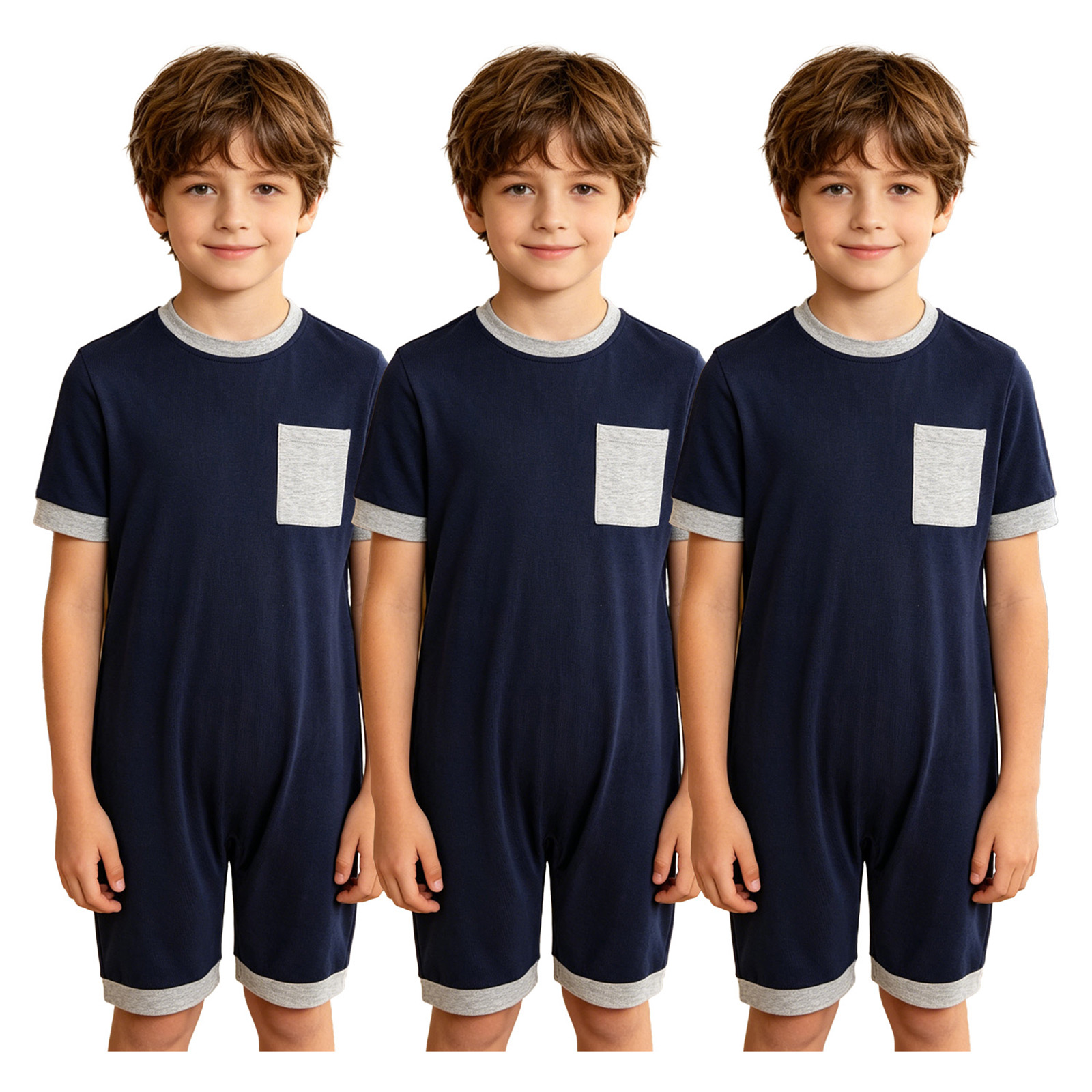 3-teiliges Set Kinder-Overalls – Summer Clothing Boys Bewertung und Preis