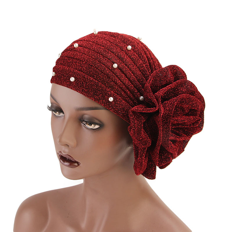 Sommer Perlen Blume frauen Tur – Summer Clothing Hijab Bewertung und Preis