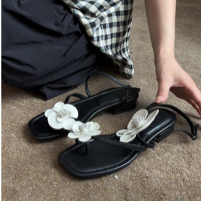 Wonen Blumen-Clip-Zehentrenner – Summer Holiday Clothing Women Bewertung und Preis