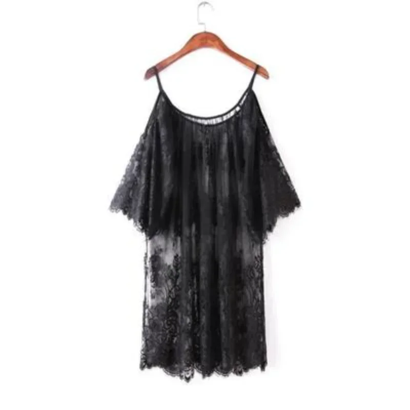 Schwarz Weiß Off Schulter Spit – Xl Summer Clothing Bewertung und Preis