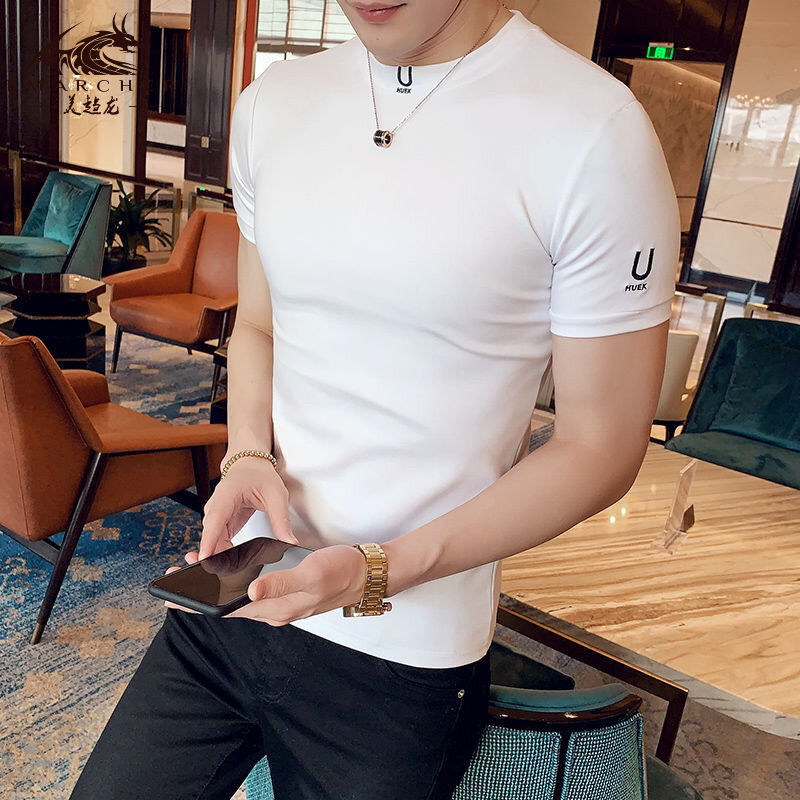 Schwarz T Shirt für Männer Kla – Xl Summer Clothing Bewertung und Preis