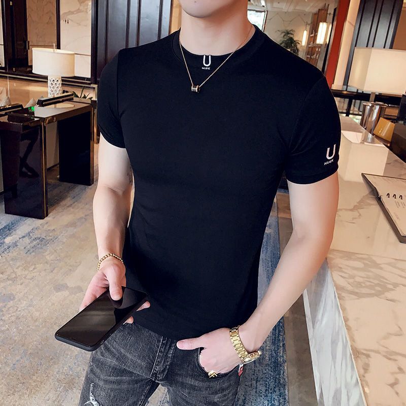 Schwarz T Shirt für Männer Kla – Xl Summer Clothing Bewertung und Preis