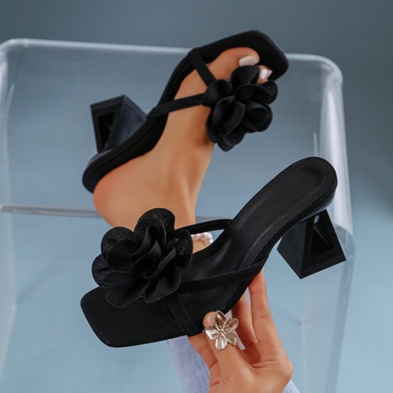Damen-Sandalen mit 3D-Blumende – Summer Holiday Clothing Women Bewertung und Preis