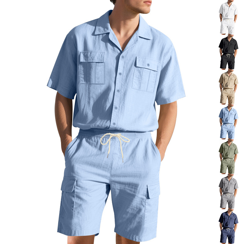 Herren Sommer Leinen Einfarbig – Linen Shorts Men Bewertung und Preis