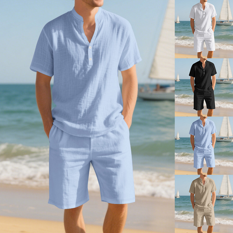 Sommerliches, lockeres Leinen- – Linen Shorts Men Bewertung und Preis