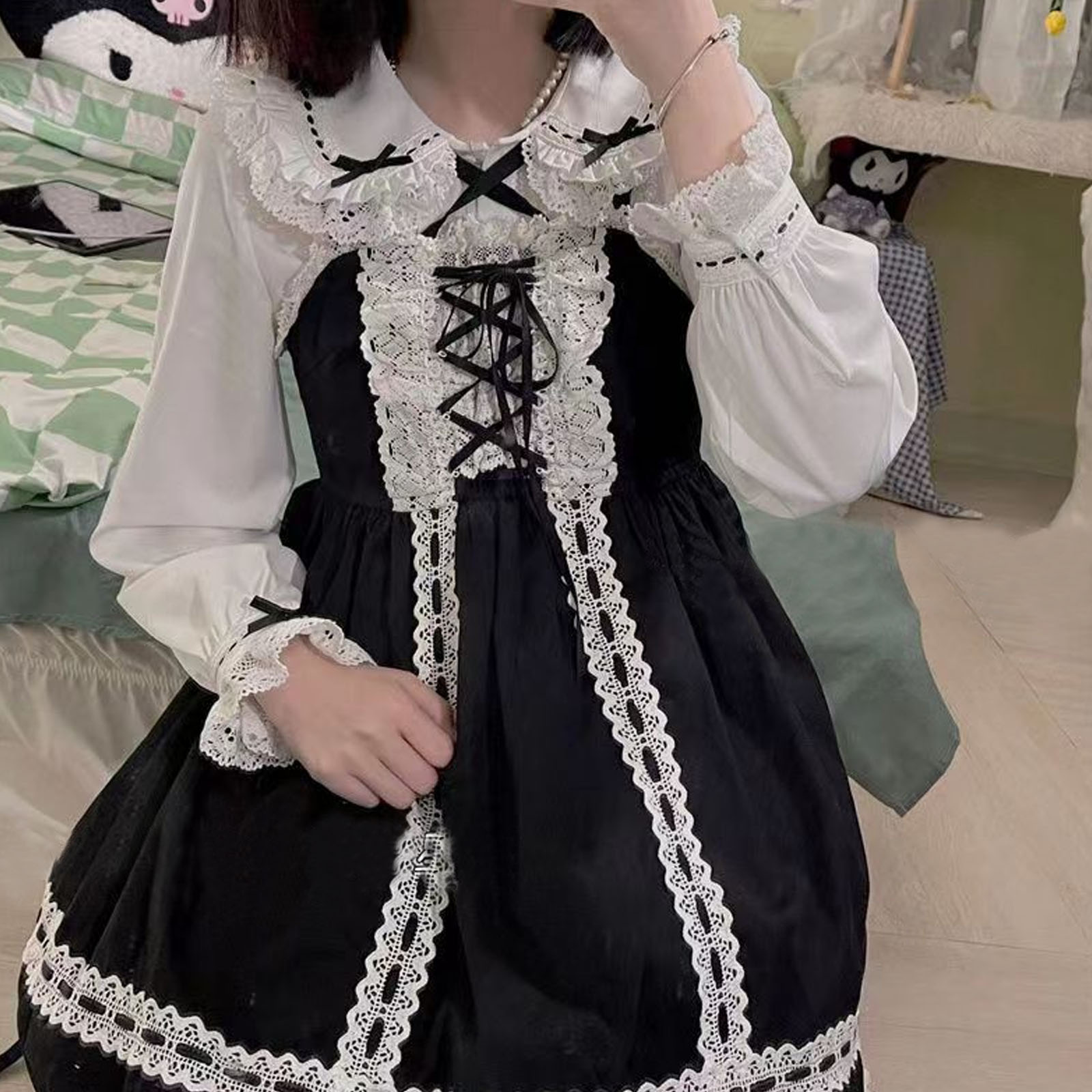 Japanische Lolita Stil Spitze  – Xl Summer Clothing Bewertung und Preis