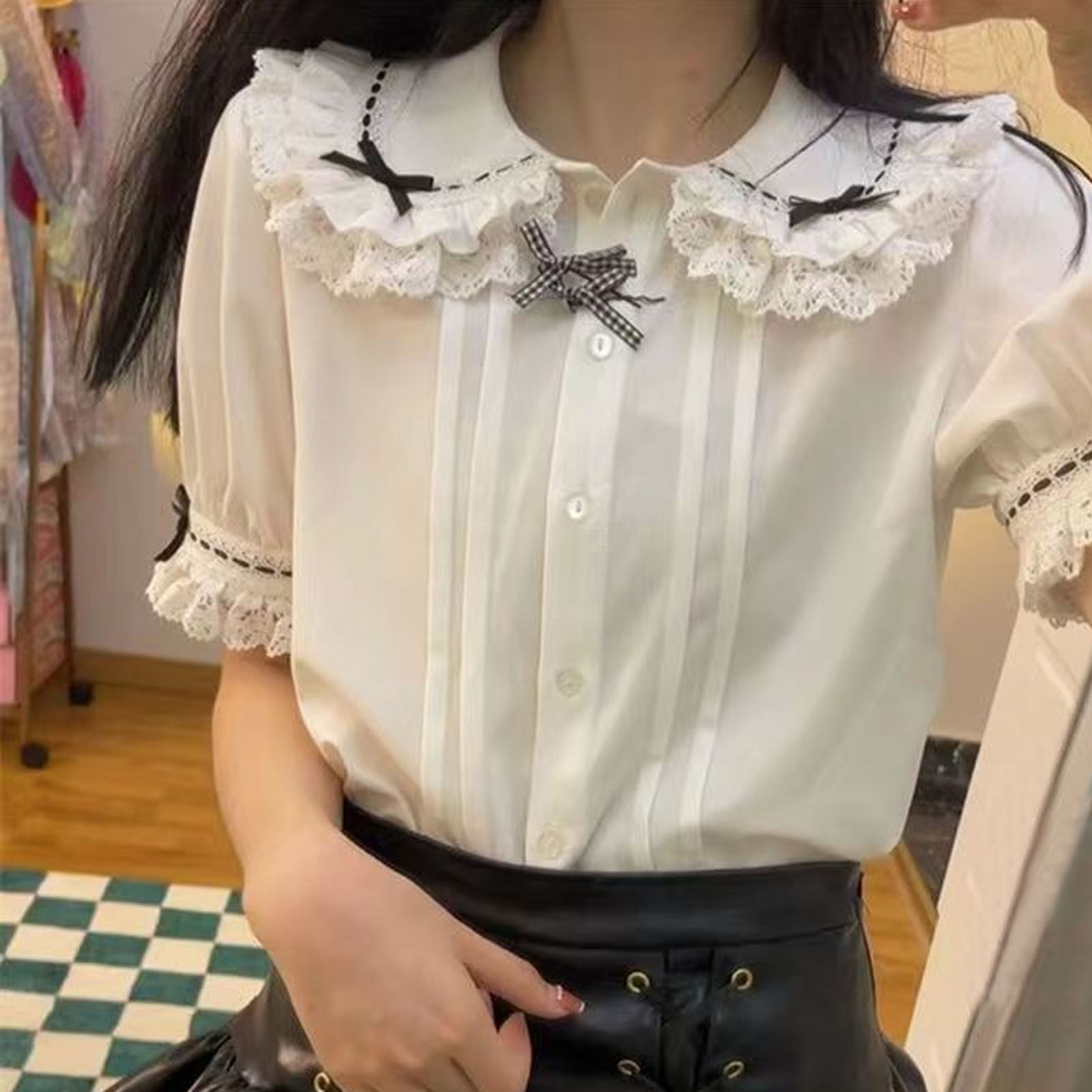 Japanische Lolita Stil Spitze  – Xl Summer Clothing Bewertung und Preis